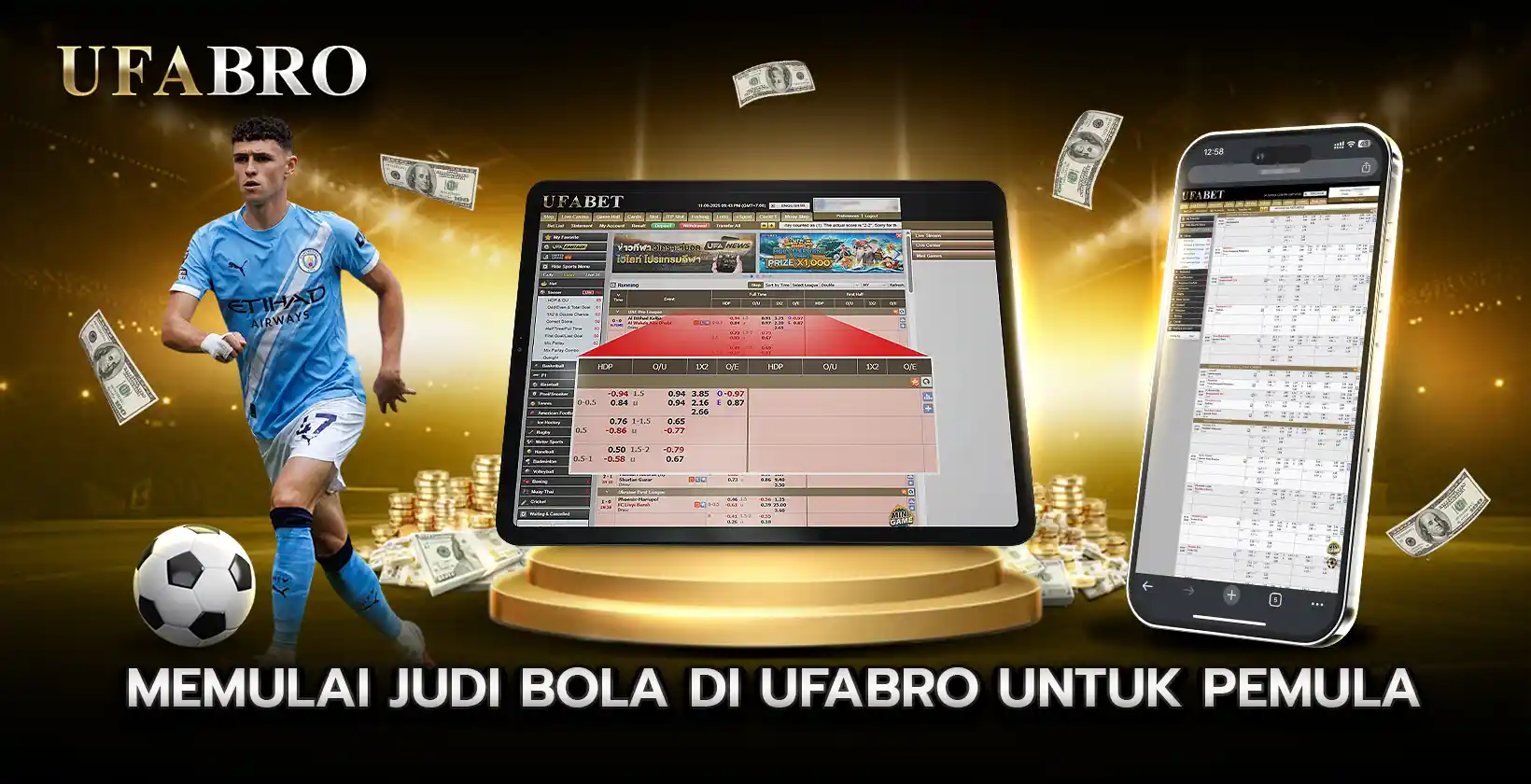 Memulai Judi Bola di UFABRO untuk pemula